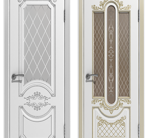 Двери эмаль (окрашенные) Люкс